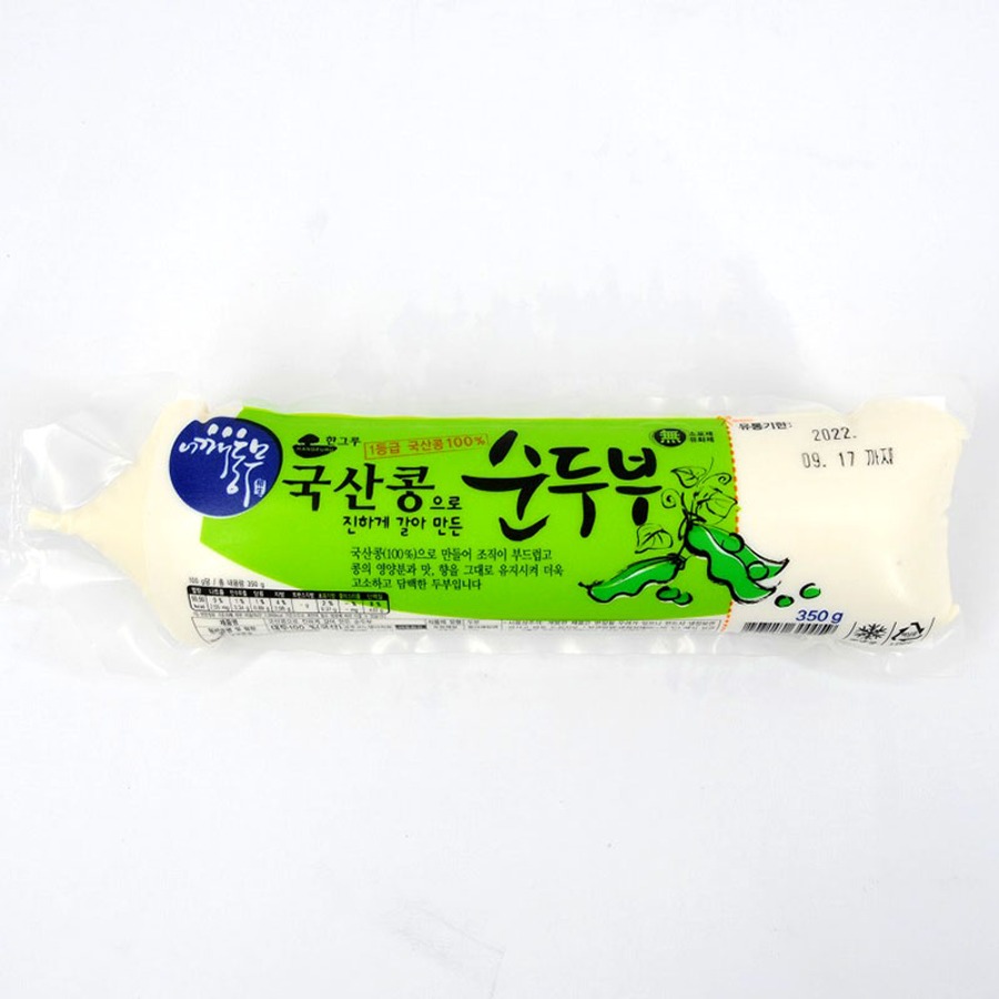 국산콩으로 진하게 갈아 만든 순두부(350g)